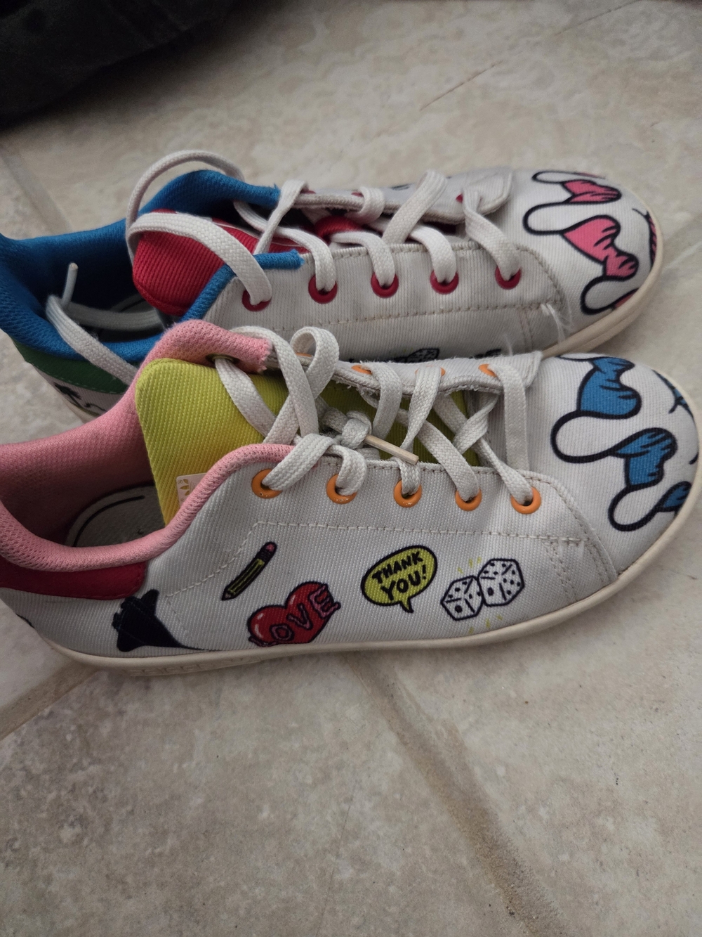 0Aaron Kai x Stan Smith Prime blue Kid 'Doodles'